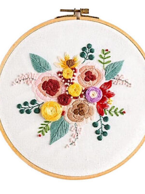 hand embroidery floral- klickit store