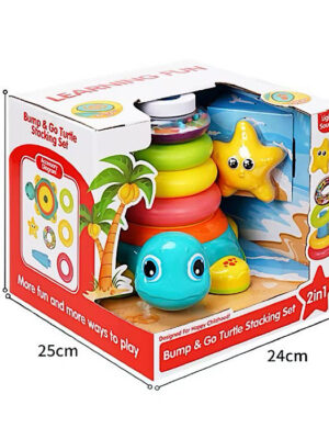 Bump and Go Turtle Stacking Set