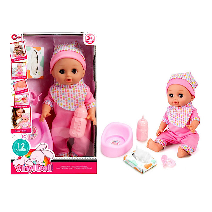 Doll with 12 sounds